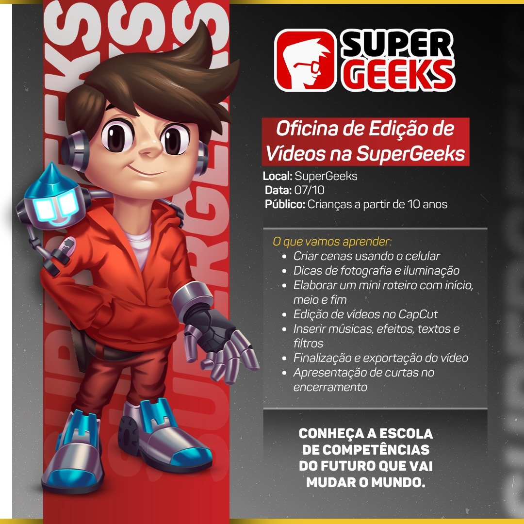 Oficina de produção de curtas da SuperGeeks é destaque no 8º Festival de Cinema de Jaraguá do Sul