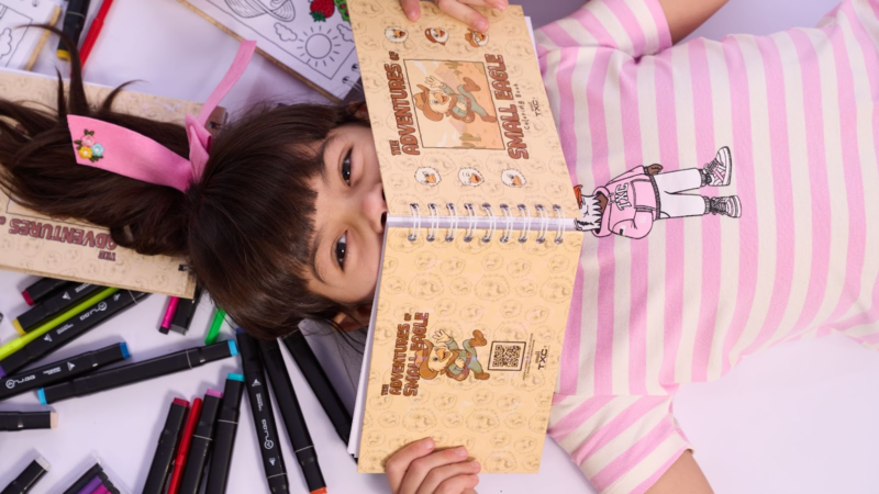 Dia das Crianças: TXC lança livro de colorir “The Adventures of Small Eagle”