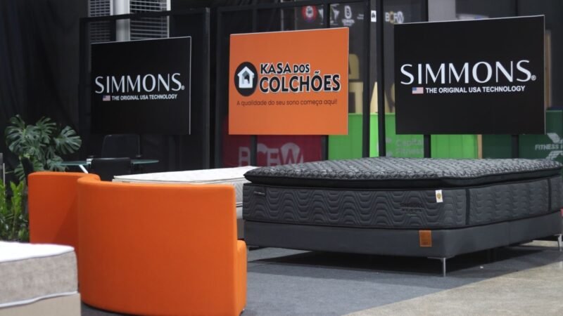 Simmons Park Sul e Kasa dos Colchões revelam o luxo do descanso na Brasília Capital Fitness & Wellness 2025