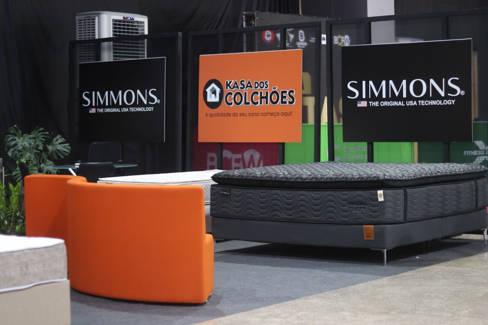 Simmons Park Sul e Kasa dos Colchões revelam o luxo do descanso na Brasília Capital Fitness & Wellness 2025