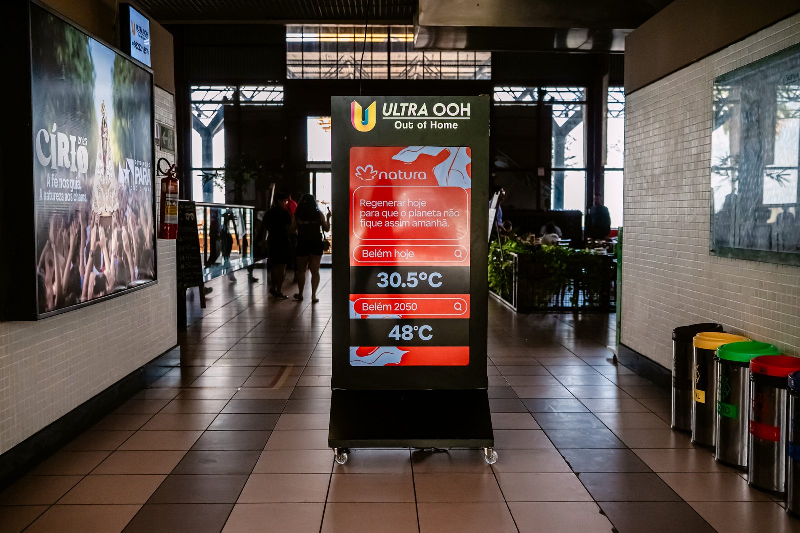 Como será o amanhã? Durante a COP 30, Natura lança termômetro de rua que alerta para temperatura em 2050