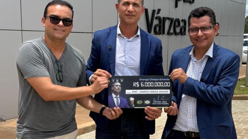 Com R$ 6 milhões em emendas do deputado Coronel Assis, IFMT Várzea Grande passa a ser referência em Mato Grosso