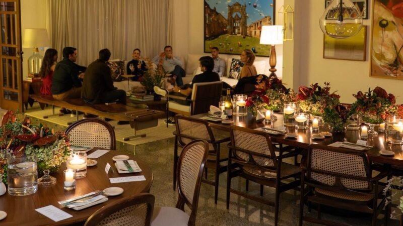 Quando o sabor se torna luz: um jantar-coreografia entre arte e hospitalidade