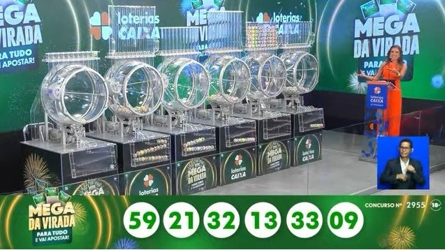 Seis apostas dividem prêmio bilionário da Mega da Virada