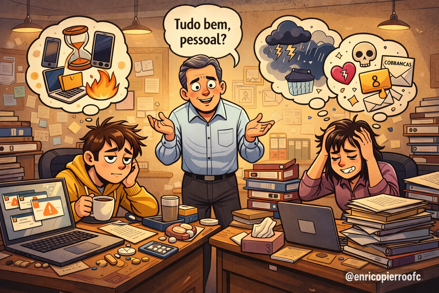 O caos sentimental do ‘’tô bem’’