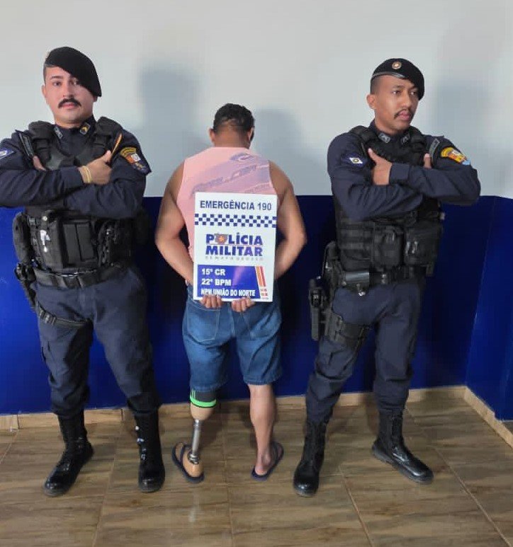 Homem é preso com mandato em aberto em Peixoto de Azevedo