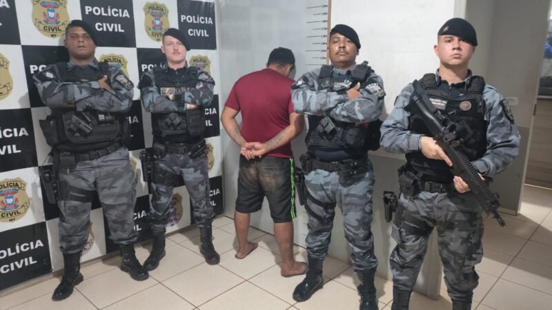 Policia Militar do 15° Comando Regional de Guarantã do Norte prende indivíduo por tráfico de droga