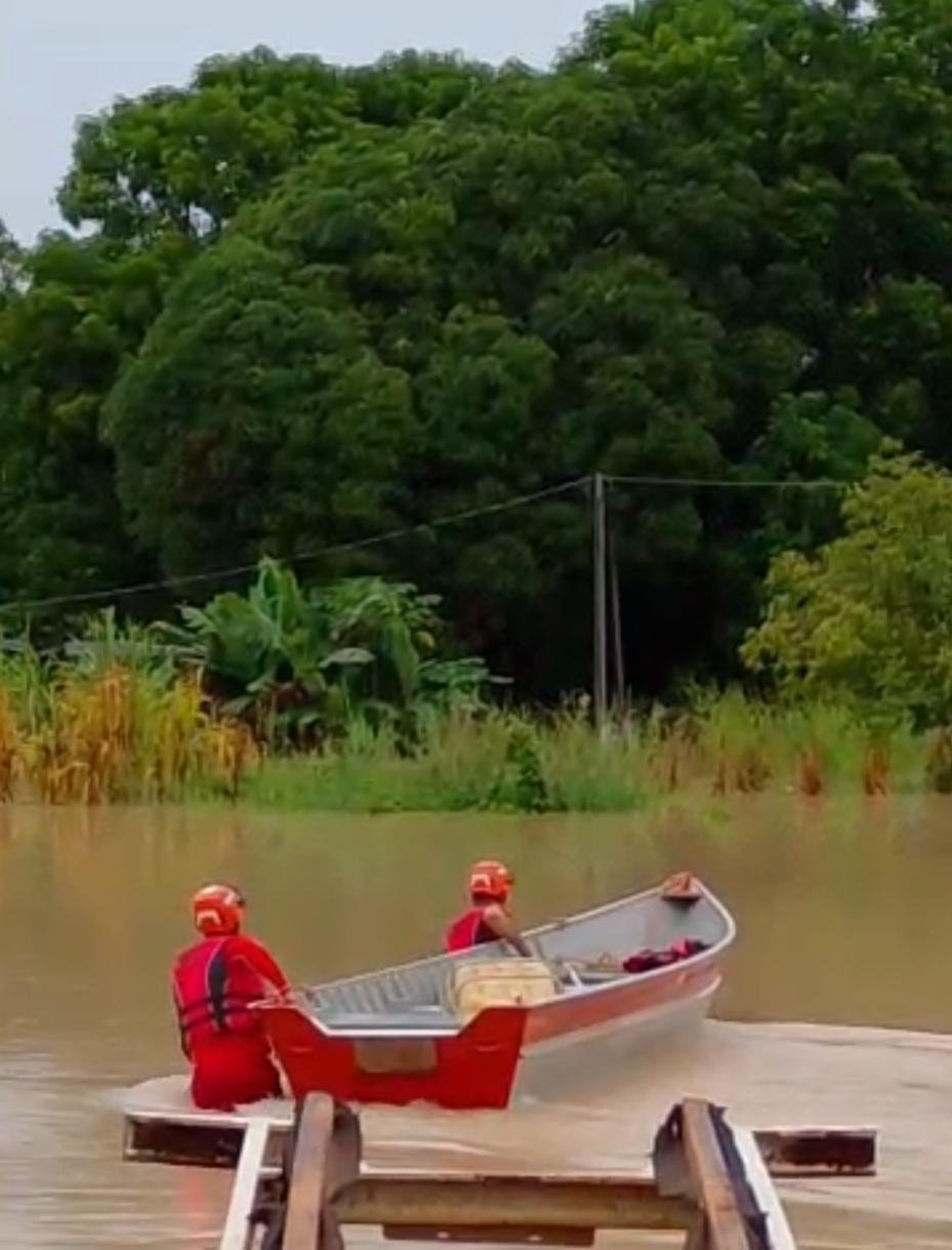 Bombeiros de Guarantã do Norte mais vez foi acionado devido as fortes chuvas